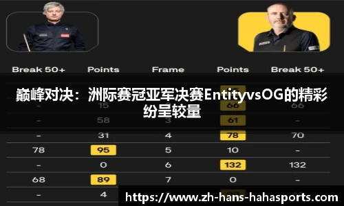 巅峰对决：洲际赛冠亚军决赛EntityvsOG的精彩纷呈较量